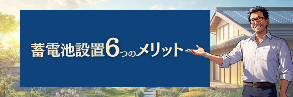 東京で蓄電池を設置する6つのメリット