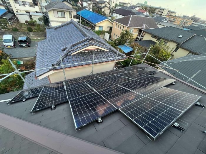 太陽光発電の施工事例01