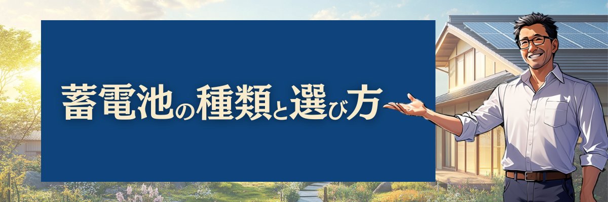 蓄電池の種類と選び方