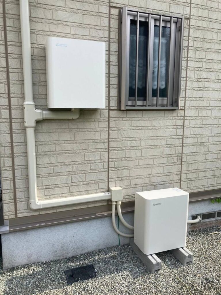 実際に施工された蓄電池