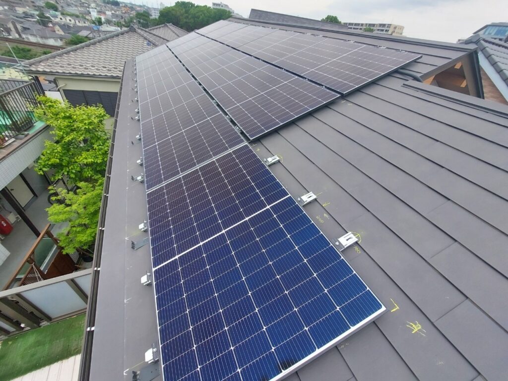 節電プロが施工した太陽光パネル02