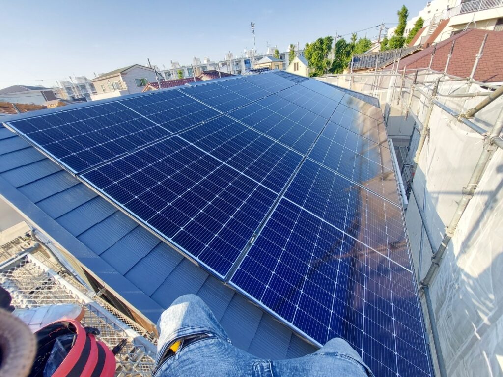 節電プロが施工した太陽光パネル03