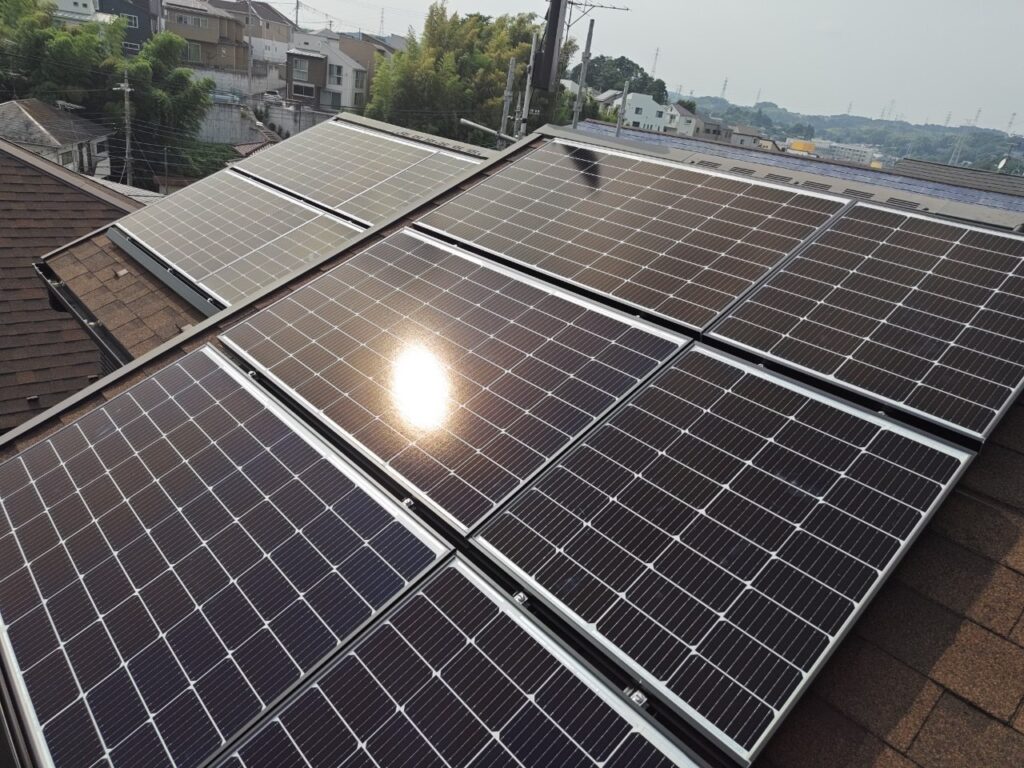 節電プロが施工した太陽光パネル05 