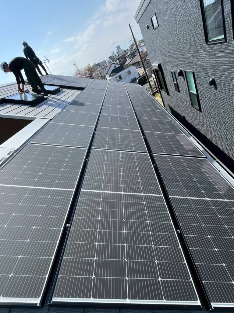 ECODAが施工した太陽光パネル