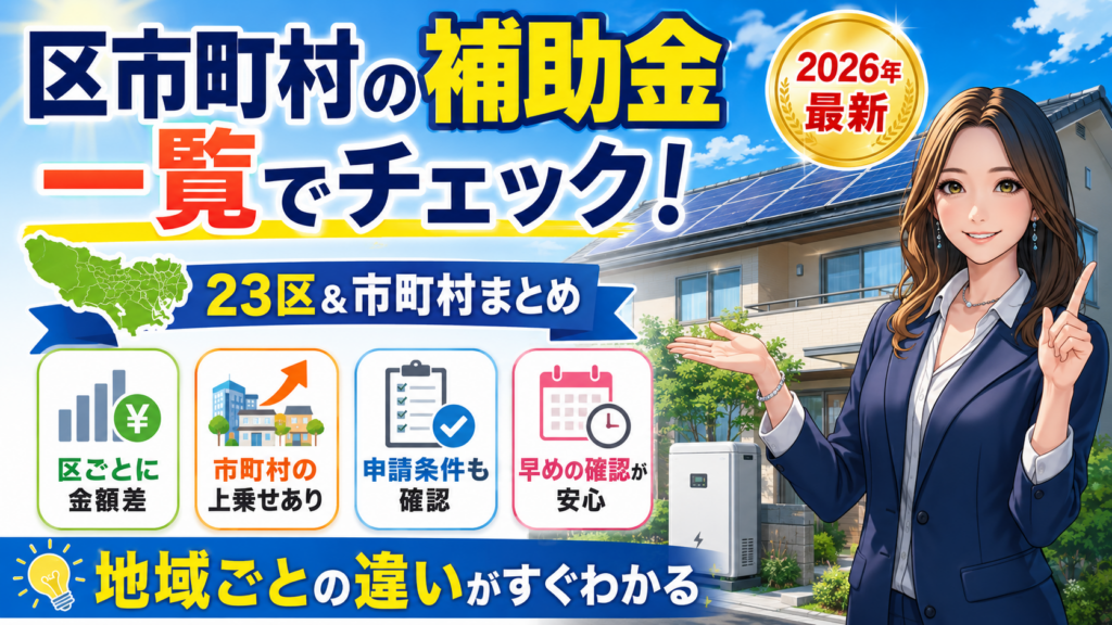 森川さんが品川区のしながわゼロカーボンアクション助成（通年受付・先着順・設備設置完了後申請・電子申請推奨）の流れを案内し、申請から助成金振込までの5ステップと必要書類の確認を促す画像